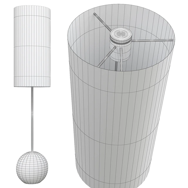 Stand cylinder shade table lamp — Descargar