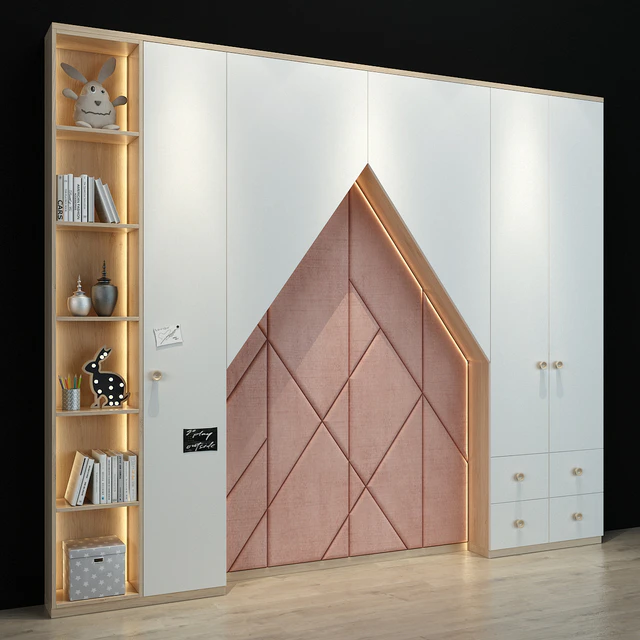 Cabinet with headboard 188 — Descargar