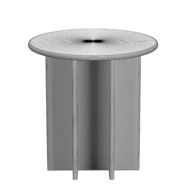 PASAR ROUND GREEN MARBLE SIDE TABLE — Ver 2