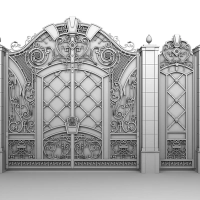 Exclusive gate with wicket door — Ver 2