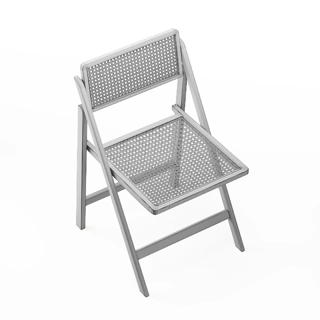 Zara Home RATTAN AND WOOD FOLDING CHAIR — Descargar