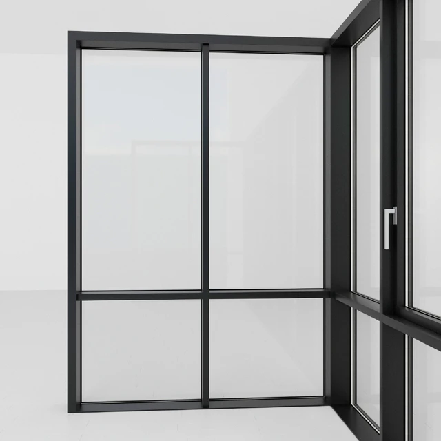 Панорамное остекление. Витраж. 100 — Скачать