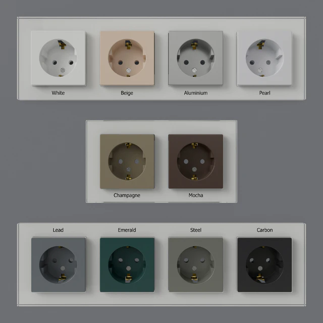 Sockets and switches Schneider Electric Atlas Design Nature — Descargar