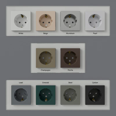 Sockets and switches Schneider Electric Atlas Design Nature — Ver 2