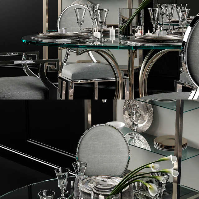 Miramont Round Dining Table (Bernhardt) — Descargar