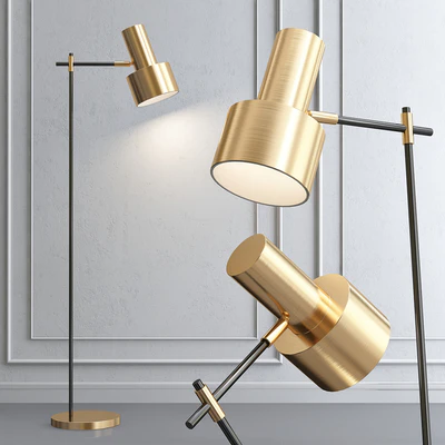 Floor lamp Margarita Brass Floor Lamp — Ver 2