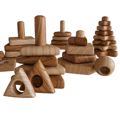 Childrens toy, pyramid — Ver 2