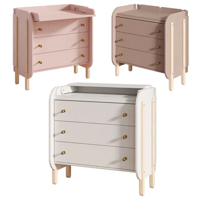 Baby Chipak Chest of drawers with changing board — Ver 2