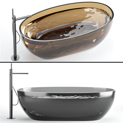 antonio lupi reflex glass bathtub — Ver 2