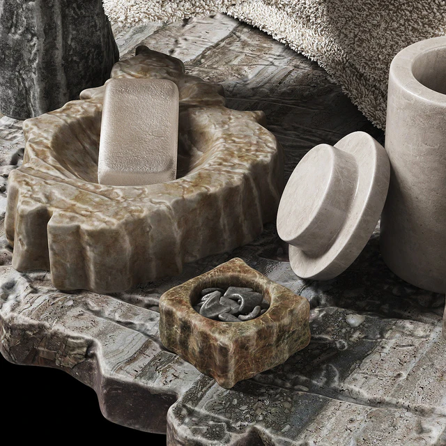 Batroom decor stone soap n1 / Bathroom decor stone soap dish — Descargar