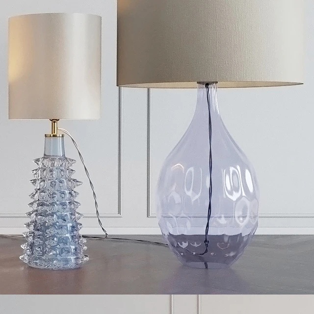 Heathfield&Co Table Lamps BLUE Set 3 — Скачать