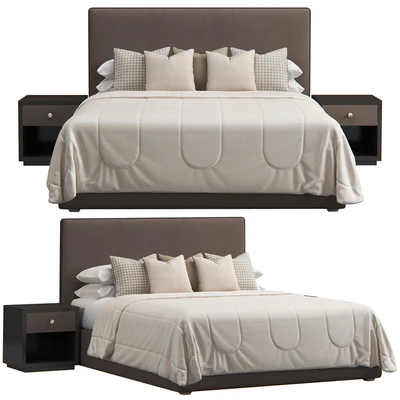 Frame Headboard Bed — Ver 2