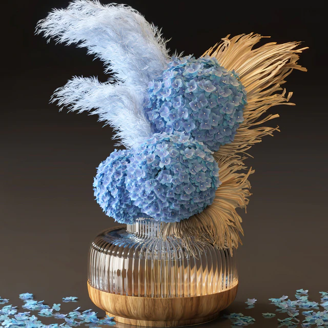 Hydrangea Flower Set-06 — Descargar