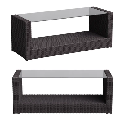 Уличная садовая мебель, кресло и столик — Вид 2