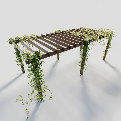 Pergola with ivy — Ver 2