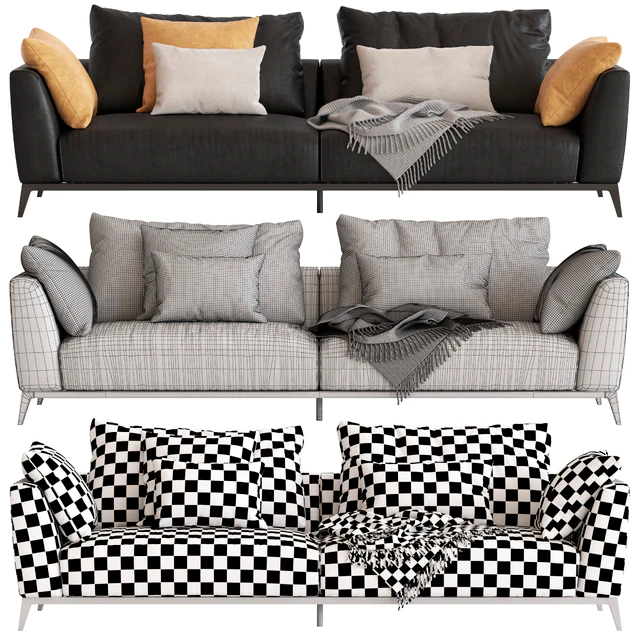 Flou Oliver Sofa type3 — Descargar
