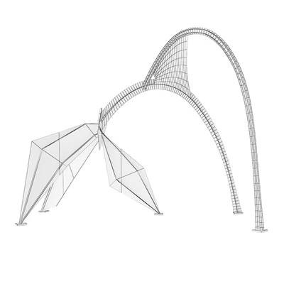 Скульптура Фламинго в г.Чикаго — Вид 2