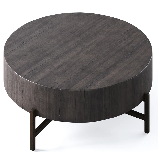 Fargo 40" Round Reclaimed Wood Coffee Table by pottery barn — Скачать
