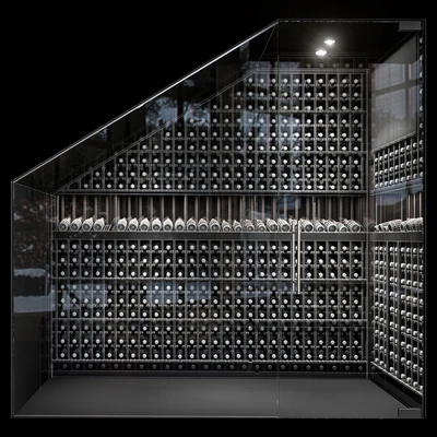 Staircase wine cabinet — Ver 2