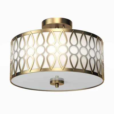 Aaru Fabric Semi Flush Mount MK3 — Ver 1