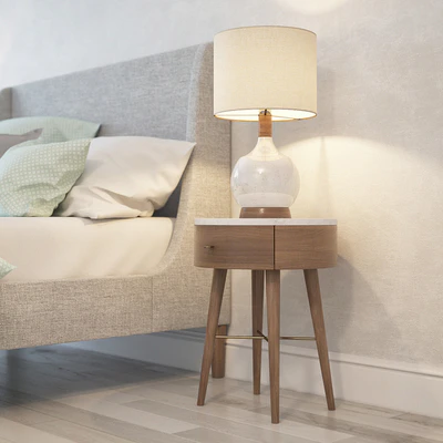 Bed Upholstered Sleigh Bed — Ver 2