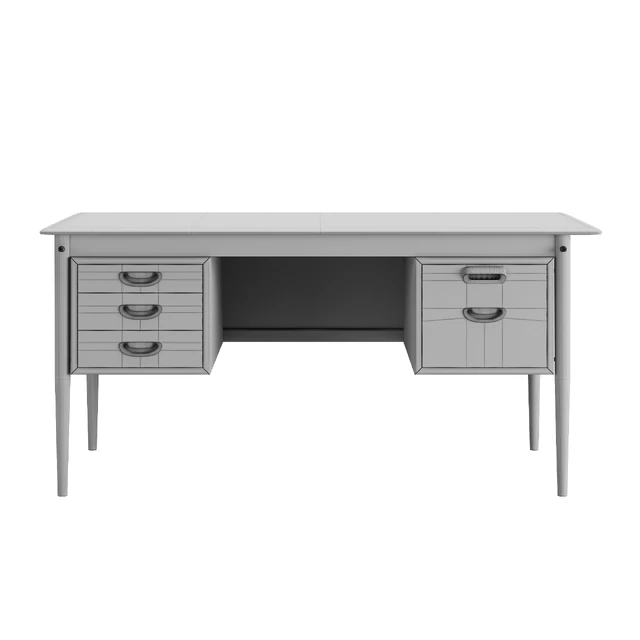 Danish Walnut Desk 1960s — Скачать