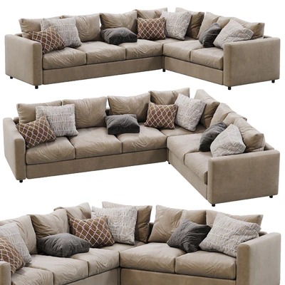 Leather sofa Ikea Vimle — Ver 2