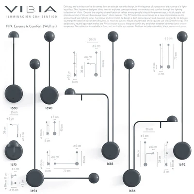 Vibia Pin (wall set) — Вид 1