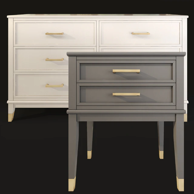 Chest and drawer Westerleigh. Dresser, nightstand by Cosmopolitan — Descargar