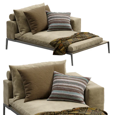 Chaise Lounge Lifesteel By Flexform — Вид 1