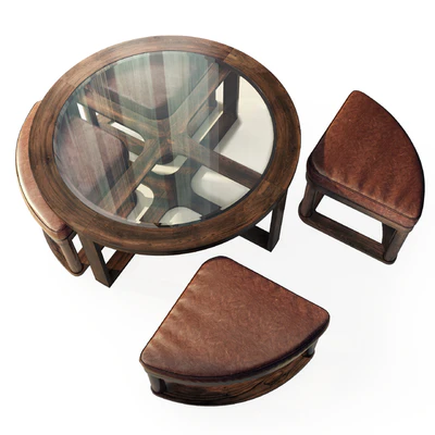 Hannery coffee / coffee table. Round coffee table by Ashley — Ver 2