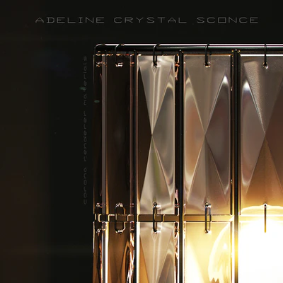 ADELINE CRYSTAL SCONCE — Ver 2