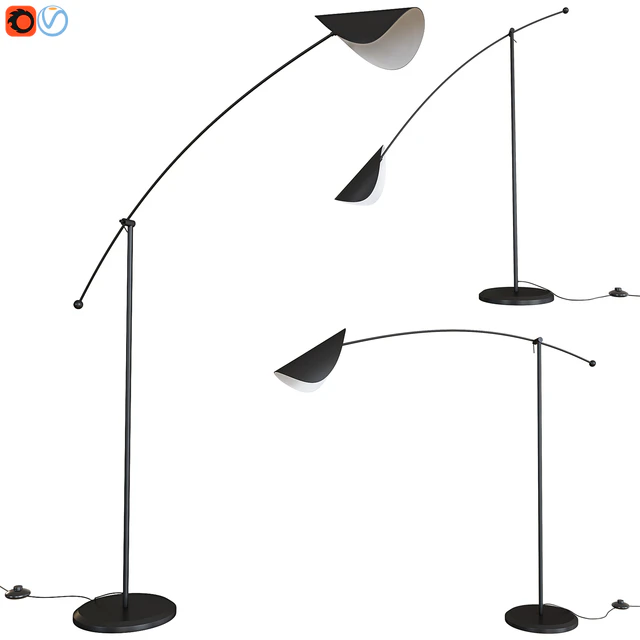 Funambule Adjustable Reading Arc Floor Lamp — Descargar