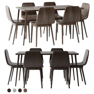 LISABO Table and ODGER Chair ikea — Ver 1