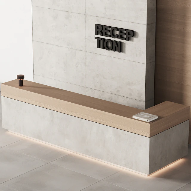 253 office furniture 12 reception desk 07 — Скачать