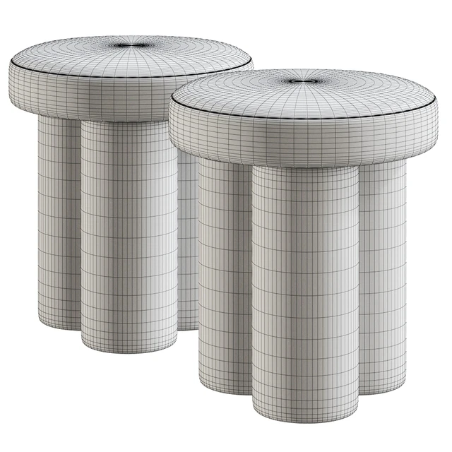 BIG FOOT Fabric stool by 101 Copenhagen — Скачать
