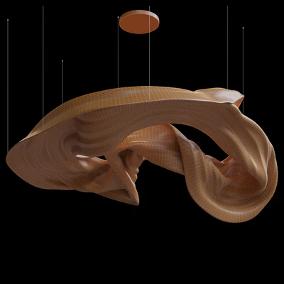 Pendant sculpture by Vargov Design - Antelope Canyon — Ver 2