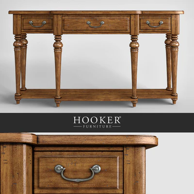Hooker Furniture Living Room Tynecastle Console Table — Ver 1