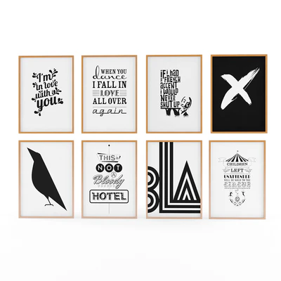 Black &amp; White Art Prints. Black and white pictures — Ver 2