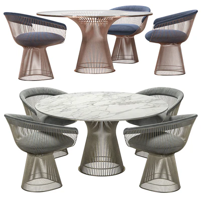 Knoll - Platner Dining Table & Chair — Ver 1