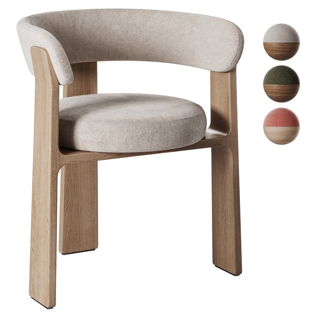 161 Granite 3-legged chair by Kavehome — Descargar