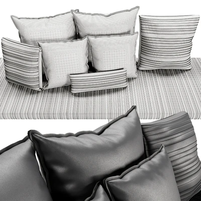 Baxter garcon bench and pillows — Ver 2