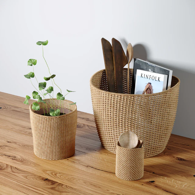 Decorative set with baskets — Descargar