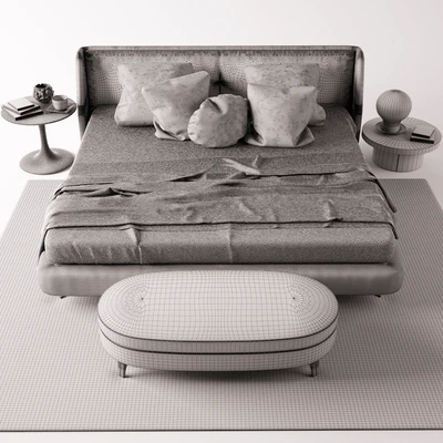 Minotti bed — Ver 2
