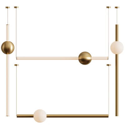Orion Globe Linear Suspension Light by Lee Broom — Ver 2