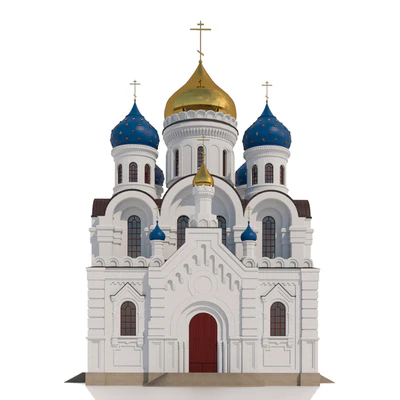 Transfiguration Cathedral. St. Nicholas Ugreshsky Monastery — Ver 2