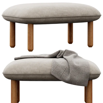 Brick QT Ottoman by Poppin — Ver 2