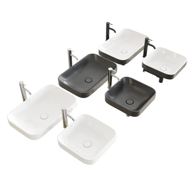 Duravit HAPPY D.2 PLUS Rectangular Washbasin Set2 — Вид 2