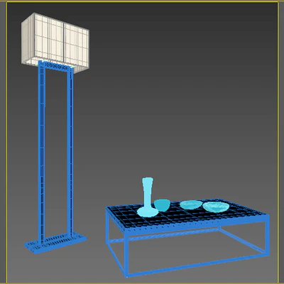 Modern pendant lightning & furniture — Вид 2