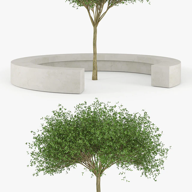 COMB BY VORA ARQUITECTURA Tree Bench — Descargar